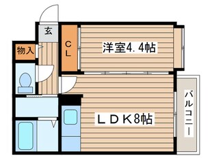 クリスタル北２４条の物件間取画像